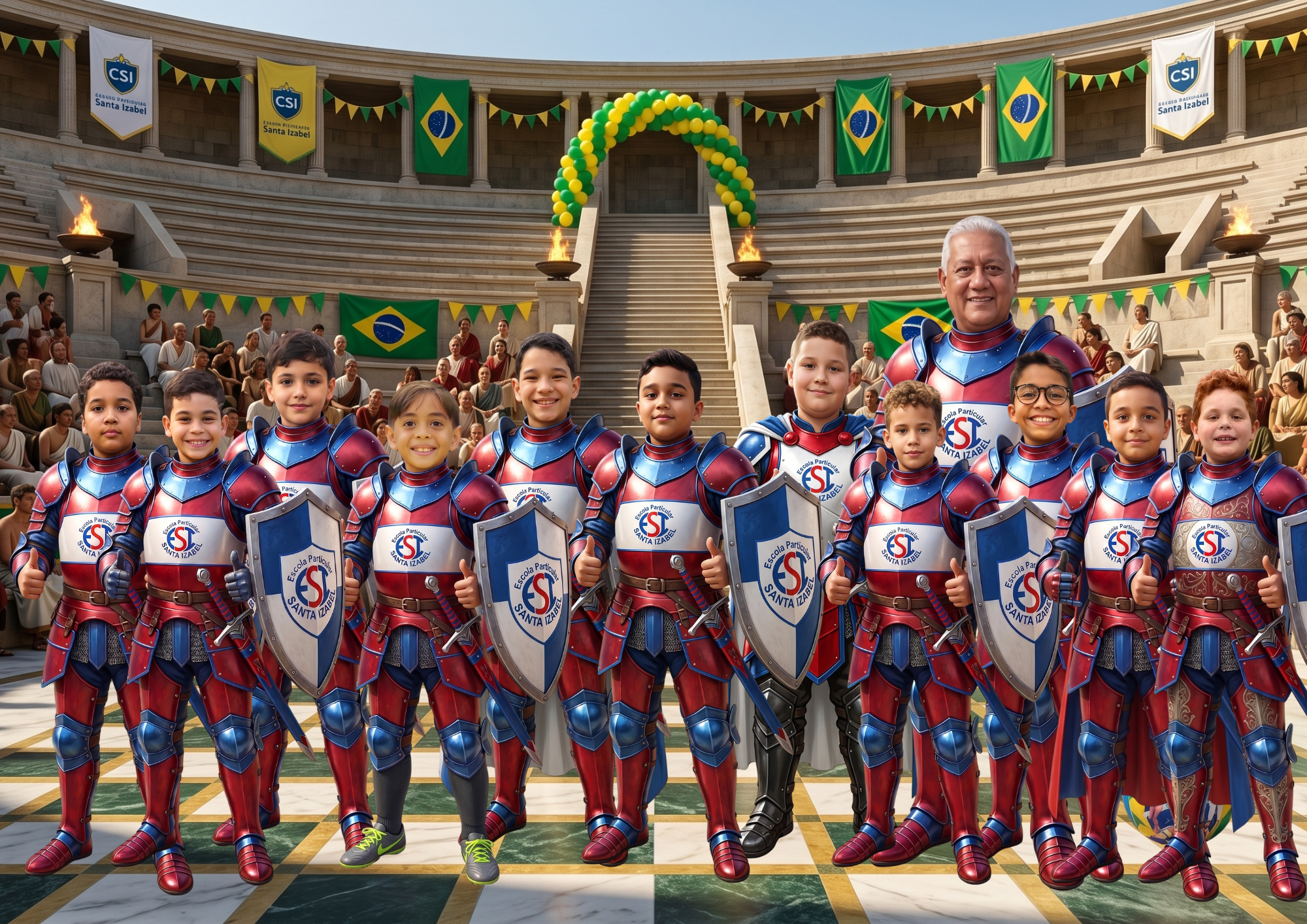 Equipe de Futsal da Escola Santa Izabel